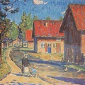 Rimtas Kalpokas. Kaimo gatvė Juodkrantėje
