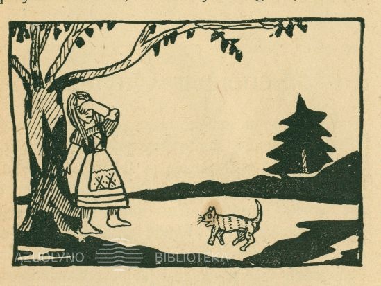 Rimto Kalpoko iliustracija A. Giedriaus knygelei