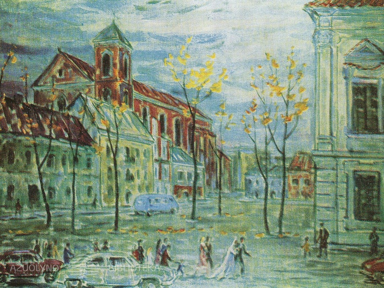 Rimtas Kalpokas. Prie Santuokų rūmų rudenį