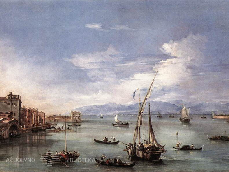 Francesco Guardi. Lagūna. Apie 1759 m.