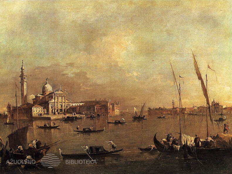 Francesco Guardi. Šv. Jurgio Didžioji bazilika. Apie 1775 m.