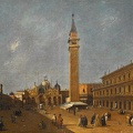Francesco Guardi. Šv. Morkaus aikštė, žvelgiant į rytus. 1775-80 m.