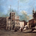Francesco Guardi. Šv. Morkaus laikrodis. 1770-75 m.