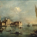 Francesco Guardi. Vaizdas į Šv. Jurgio Didžiąją baziliką. 1765-75 m.