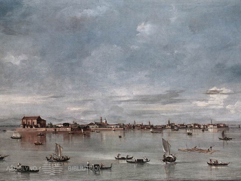 Francesco Guardi. Venecijos bažnyčio. 1755-60 m.