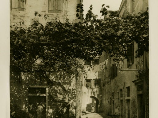 Ferdinand Ongania. Corte Dolfin A Castello. Fotograviūra. 1891 m.