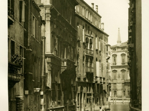 Ferdinand Ongania. Grimani kanalas. Fotograviūra. 1891 m.