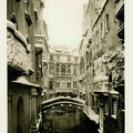 Ferdinand Ongania. Sniegas Venecijoje. Fotograviūra. 1891 m.