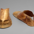 Auksiniai sandalai. Egiptas. Apie 1479–1425 m. pr. Kr.