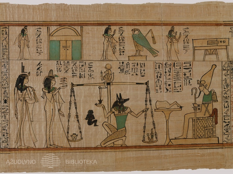 Egipto mirusiųjų knyga. Amuno dainininkei skirta dalis. Apie 1050 m. pr. Kr.