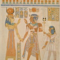 Ramesas III ir princas Amenherkhepeshef priešais deivę Hator. Egiptas. Apie 1184–1153 m. pr. Kr.