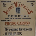 Juozo Vaičkaus kino studijos teatro afiša