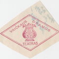 Juozo Vaičkaus teatro antspaudas                                