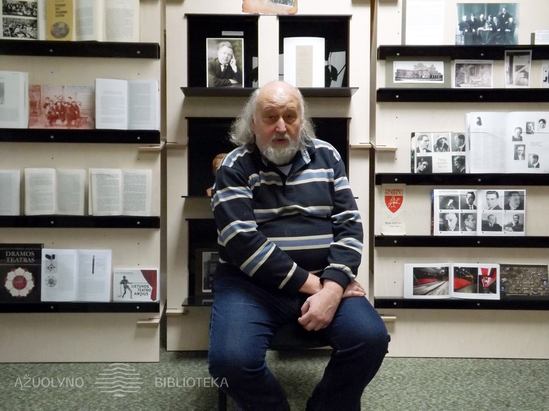 Režisierius Gytis Padegimas parodoje