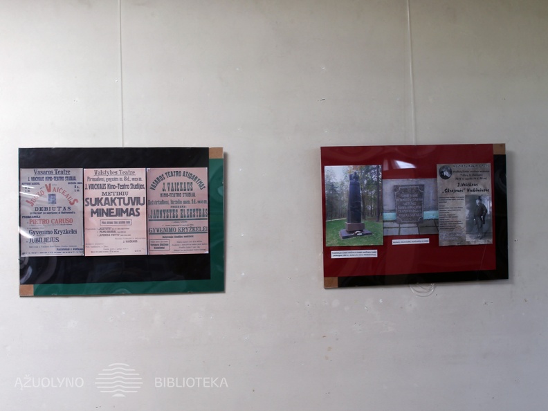 Juozo Vaičkaus spektaklių plakatai