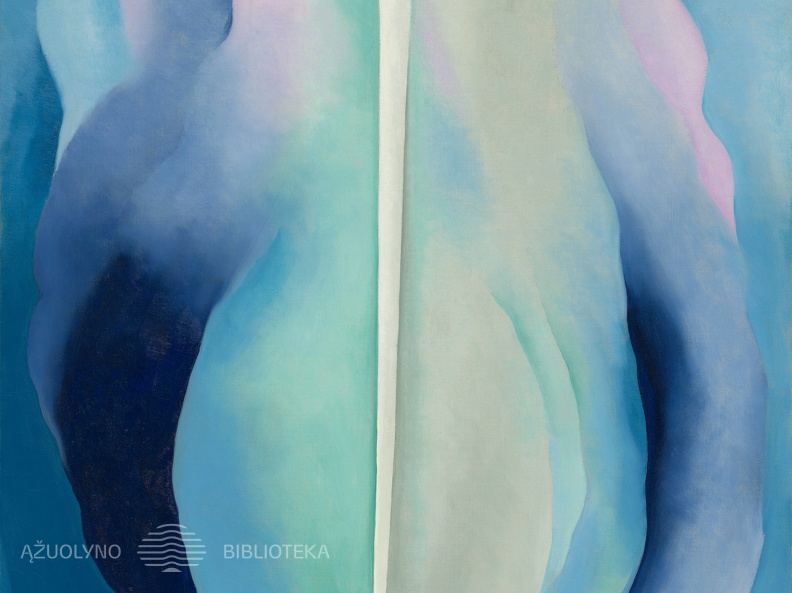 Georgia O'Keeffe. Mėlynoji abstrakcija. 1927 m.