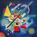 Vasilijus Kandinskis. Mėlynasis paveikslas. 1924 m.