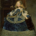 Diegas Velaskesas. Margarita Teresa mėlyna suknele. 1659 m.