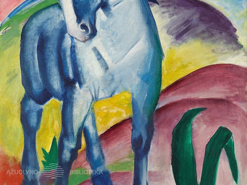 Francas Markas. Mėlynasis žirgas I. 1911 m.