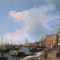 Kanaletas. The Riva degli Schiavoni krantinė. 1724-30 m.