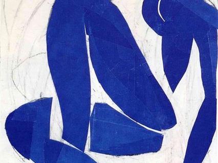 Anri Matisas. Mėlynasis aktas IV. 1952 m.
