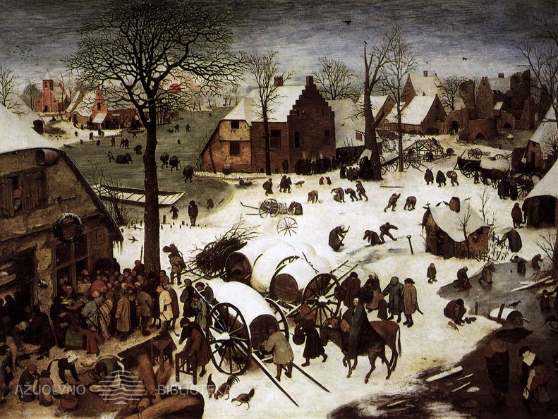 Piteris Breigelis Vyresnysis. Surašymas Betliejuje. 1566 m.