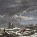 Jakobas van Reisdalis. Žiemos peizažas. Apie 1660 m.