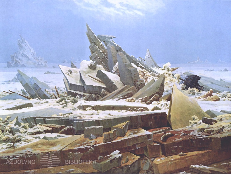 Kasparas Davidas Frydrichas. Ledo jūra. 1823-24 m.