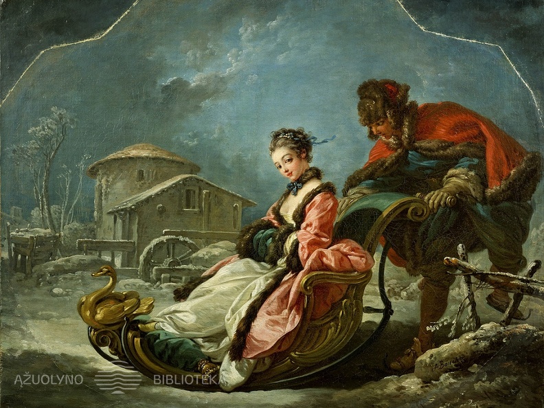 Fransua Bušė. Žiema. 1755 m.