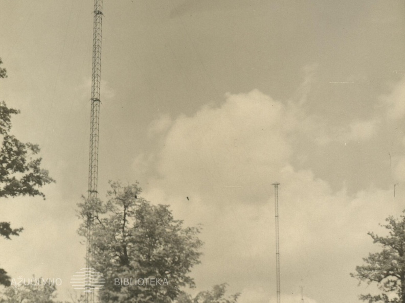 Kauno radijo stotis. XX a. 3–4 deš. Fotogr. B. Buračas [Iš N. Mikelionio asmeninės kolekcijos]