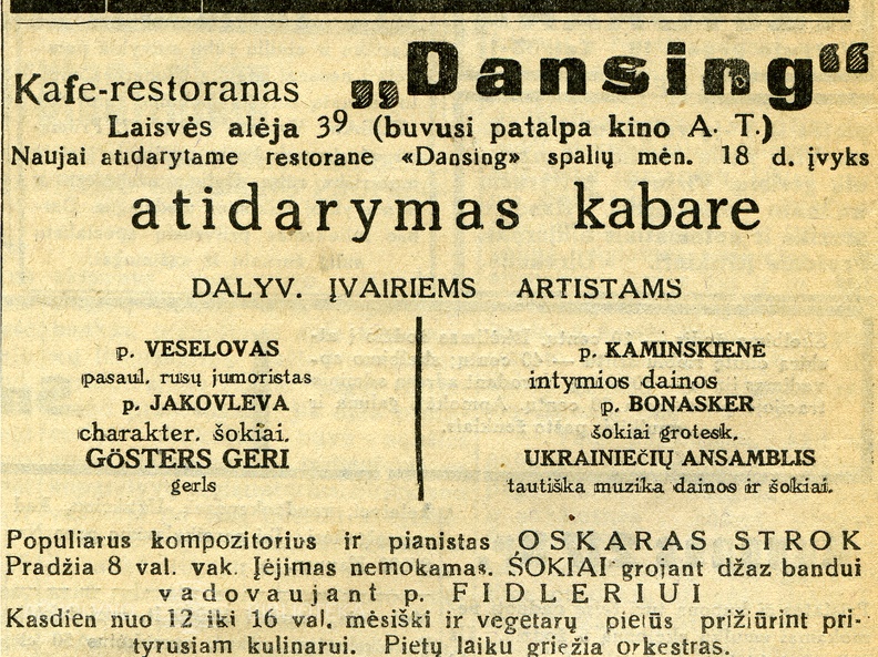 Dienos naujienos. - 1932, spal. 18, p. 3.