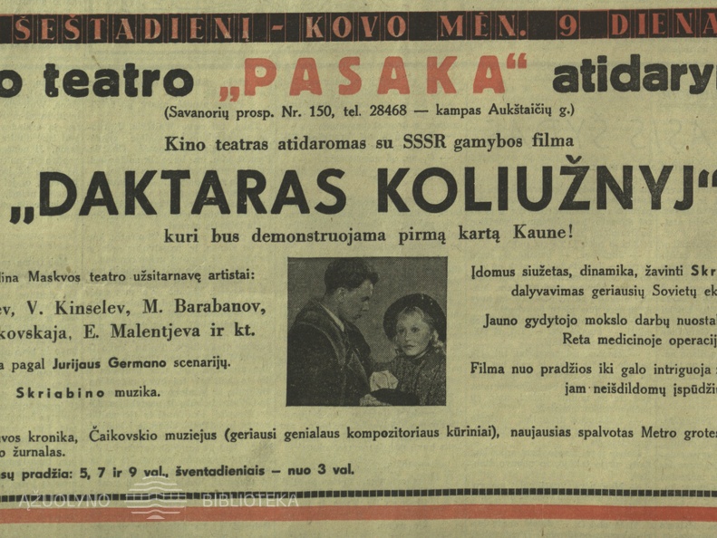 Lietuvos aidas. - 1940, kov. 9, p. 4.