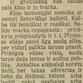 Lietuvos žinios. - 1927, lapkr. 18, p. 4.