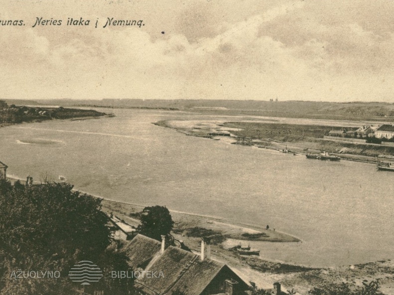 Nemuno ir Neries santaka. 1921 m. [Atvirukas iš KAVB fondų]
