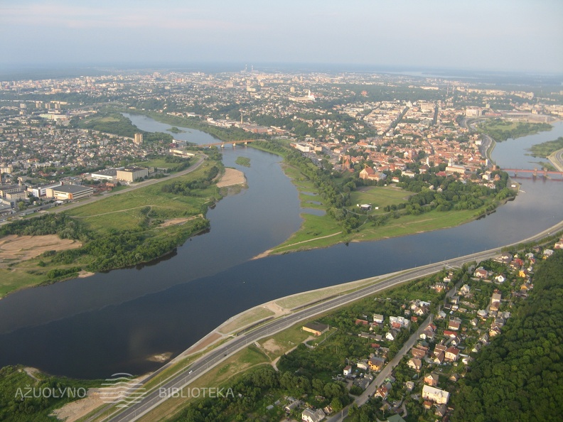 Santaka iš paukščio skrydžio. 2010 m. Fotogr. Viktoras Stanaitis [Iš KAVB fondų]