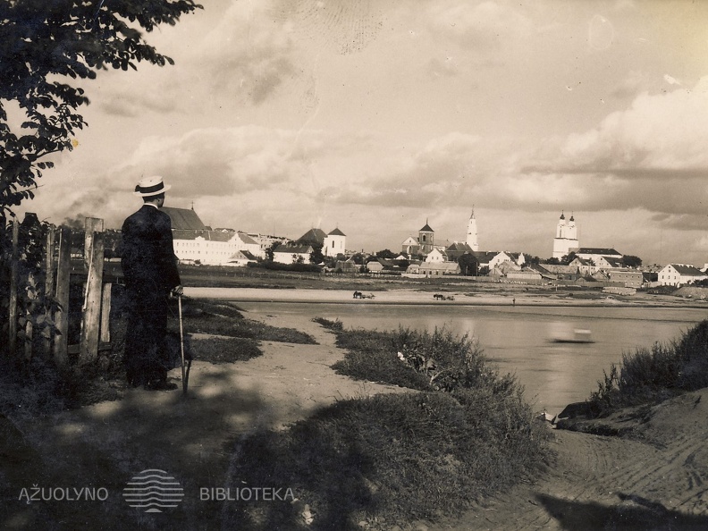Vaizdas į santaką. 1925 m. [Atvirukas iš S. Sajausko asmeninio rinkinio]