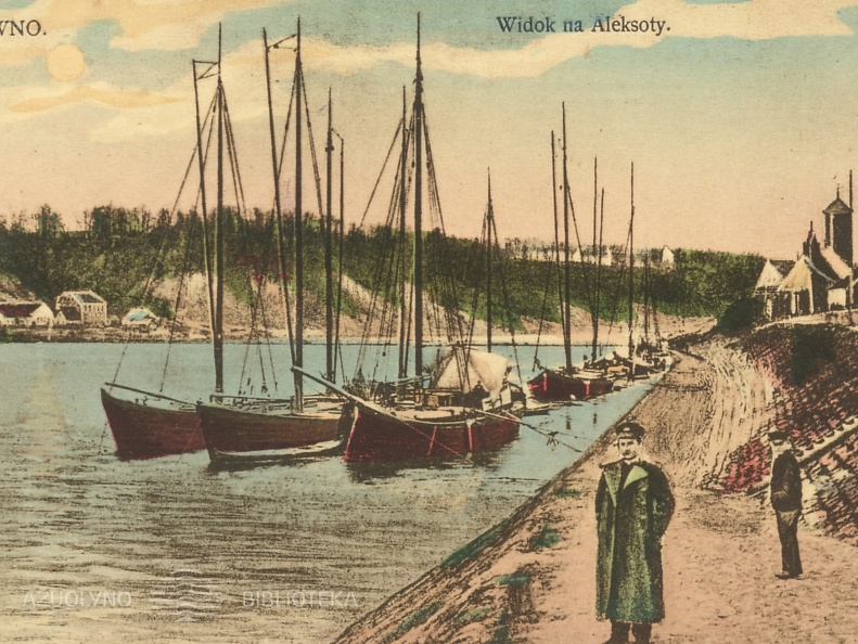 Taip atrodė prieplauka XIX a. pab.