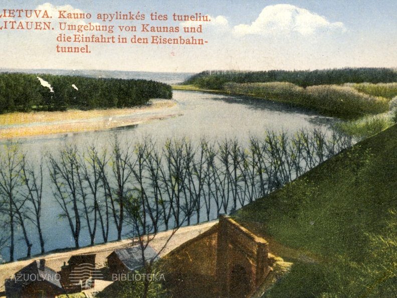 Kauno apylinkės ties tuneliu. 1926–1927 m.