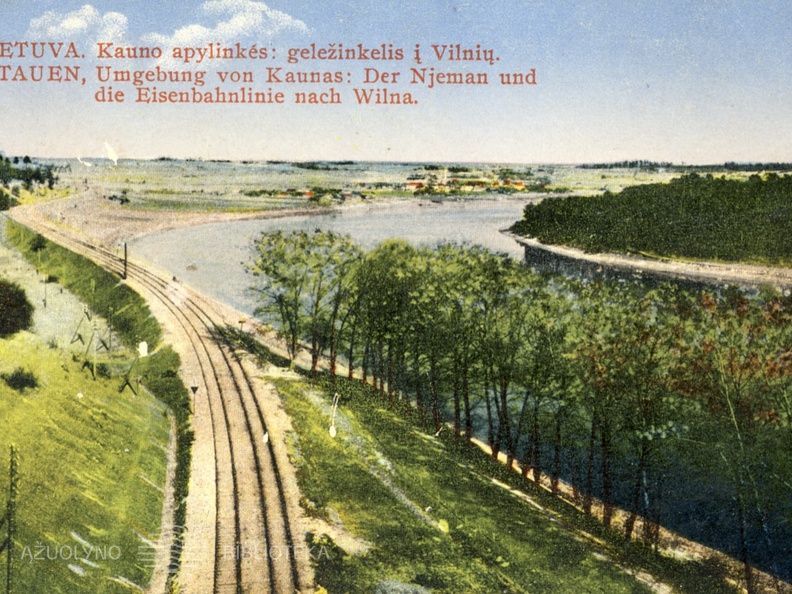Kauno apylinkės: geležinkelis į Vilnių. 1926–1927 m.