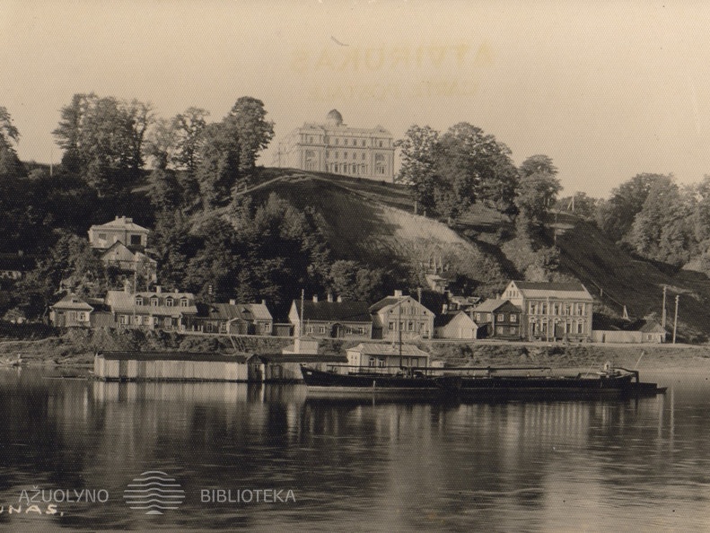 Nemunas. Vaizdas į Aleksotą. XX a. 4 deš.