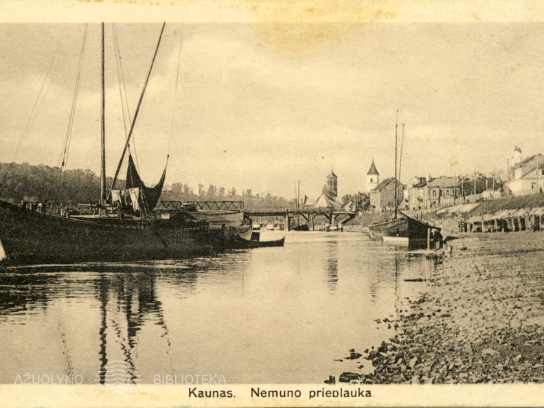 Kaunas. Nemuno prieplauka. Apie 1925 m.