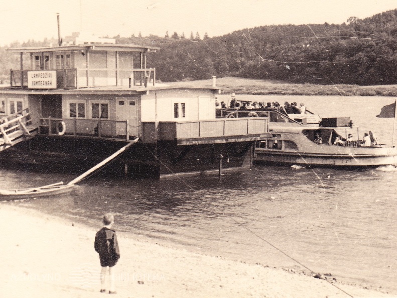 Lampėdžių keleivinė prieplauka. Apie 1954 m.