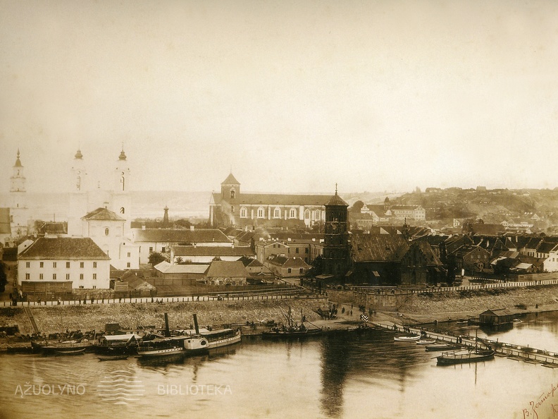 Prieplauka. Apie 1895 m. Fotogr. V. Zatorskis