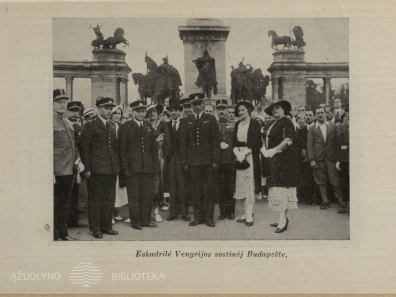 Eskadrilė Vengrijos sostinėje Budapešte