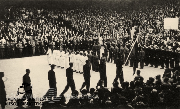 Europos krepšinio čempionato atidarymas. 1939 m.