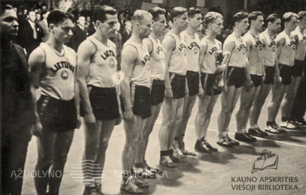 Lietuvos vyrų krepšinio rinktinė. 1937 m.