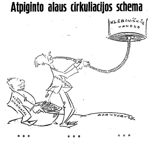 „Atpiginto alaus cirkuliacijos schema“