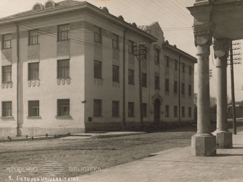 Lietuvos universiteto III-ieji rūmai. XX a. 3 deš.