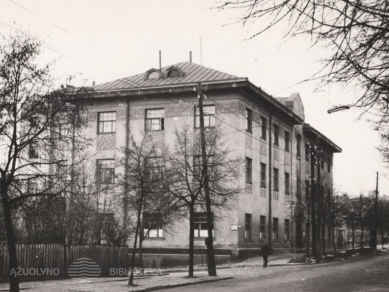 Pastatas S. Nėries g. 1960 m.
