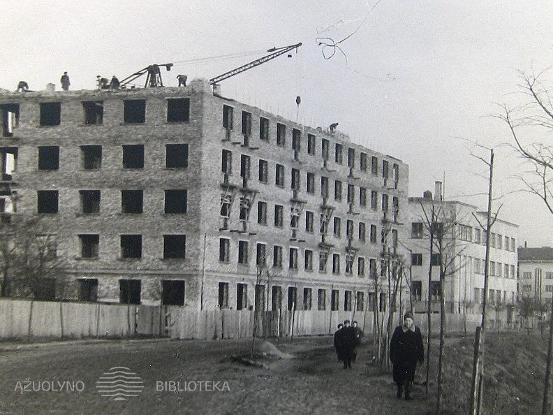 Daugiabutis namas Pergalės krantinėje